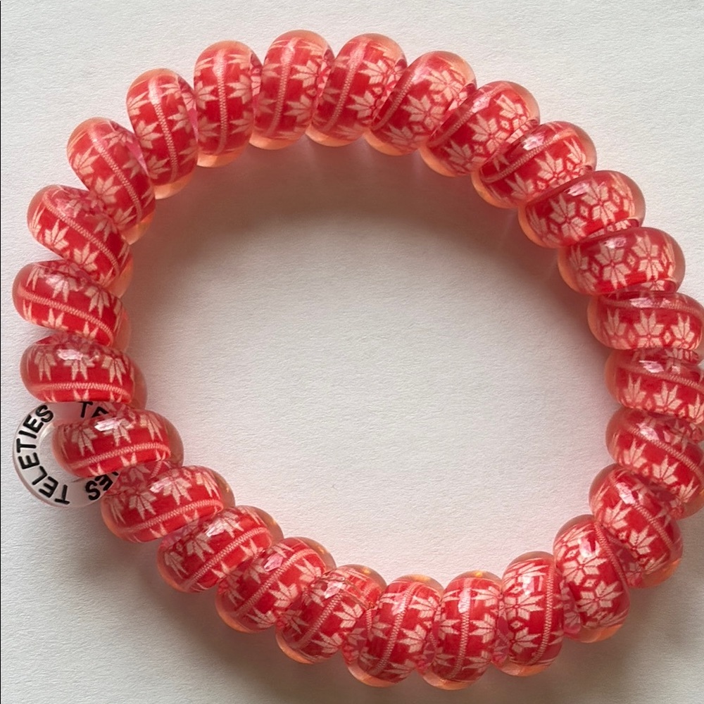 Teleties Candy Cane Spiral Hair Ties - Picture 4 of 8